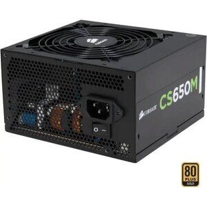 CORSAIR CS650M 650W Semi-Modular ATX Computer Power Supply 75-010708 ~ Works